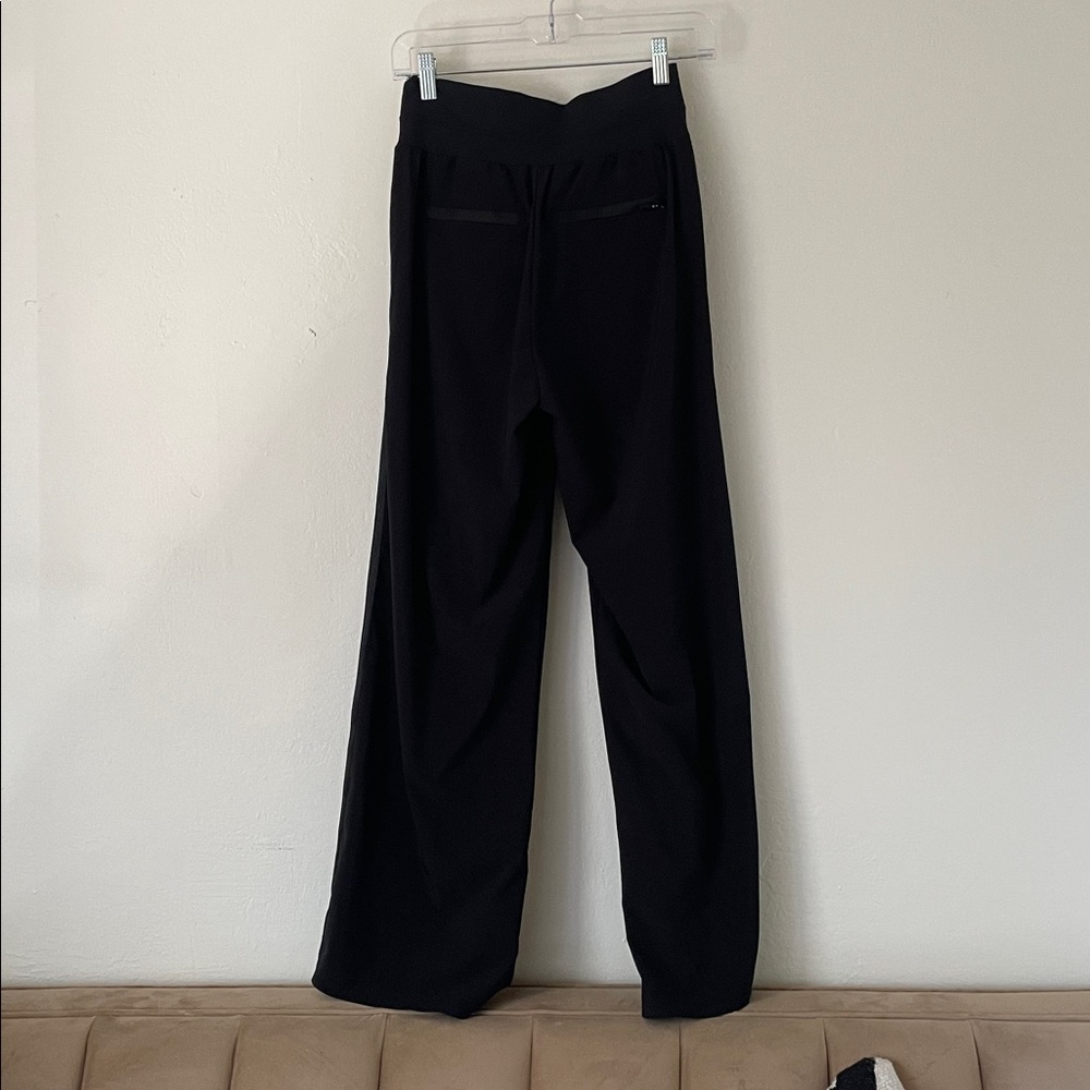 Athleta Nolita Black Wide Leg Pants tuxedo - Picture 4 of 8